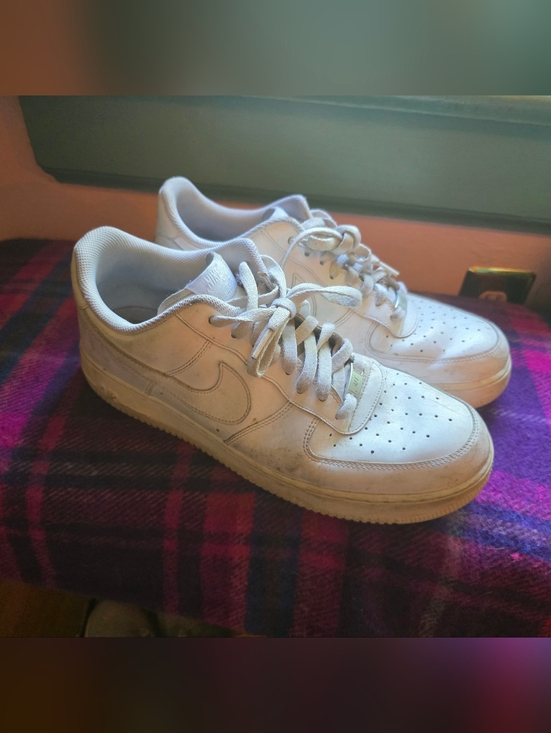 Nike Other - Nike Air Force 1 White Leather Sneakers